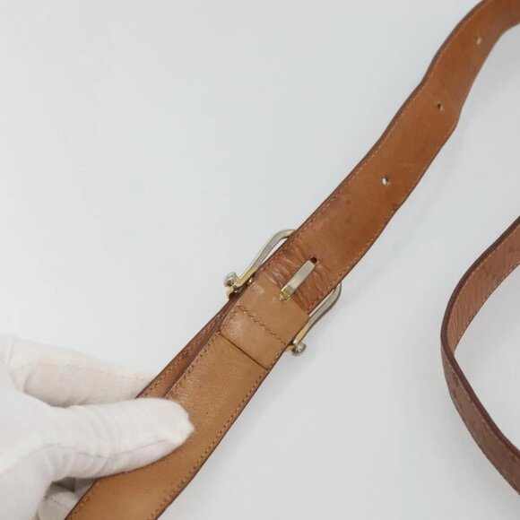 CELINE Macadam Canvas Shoulder Bag PVC Beige Gold Auth nb297 - Picture 9 of 16